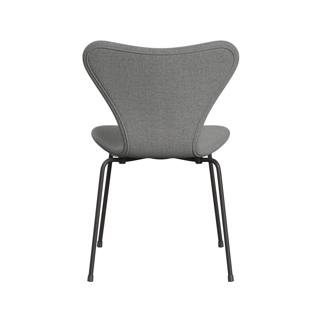 [product_category]-Fritz Hansen 3107 Chair Full Upholstery, Warm Graphite/Re Wool Wool White/Natural-Fritz Hansen-3107FU-REW108-WARGRA-FRI-4