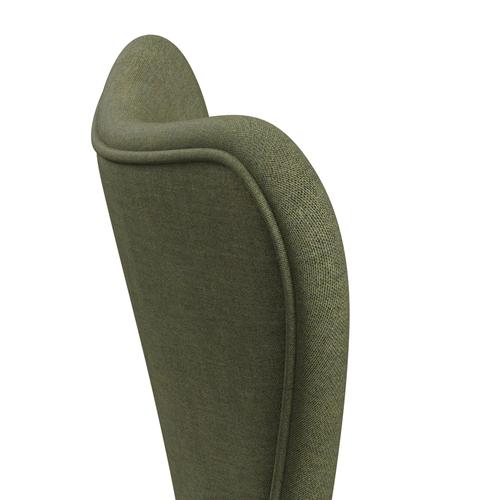 [product_category]-Fritz Hansen 3107 Chair Full Upholstery, Warm Graphite/Remix Green-Fritz Hansen-3107FU-REM933-WARGRA-FRI-5