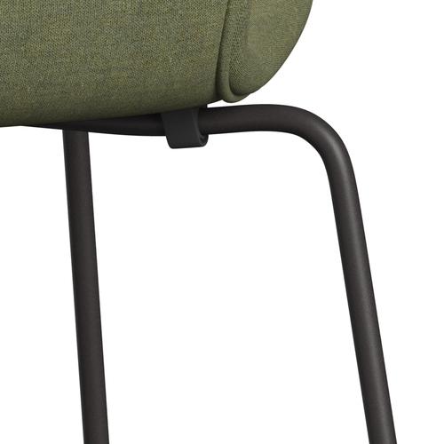 [product_category]-Fritz Hansen 3107 Chair Full Upholstery, Warm Graphite/Remix Green-Fritz Hansen-3107FU-REM933-WARGRA-FRI-7