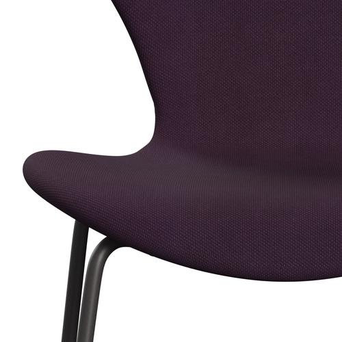 [product_category]-Fritz Hansen 3107 Chair Full Upholstery, Warm Graphite/Steelcut Medium Violet-Fritz Hansen-3107FU-STI625-WARGRA-FRI-6