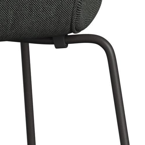 [product_category]-Fritz Hansen 3107 Chair Full Upholstery, Warm Graphite/Sunniva 2 Light Grey/Dark Grey-Fritz Hansen-3107FU-SV173-WARGRA-FRI-7