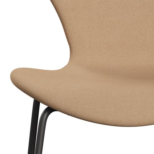 [product_category]-Fritz Hansen 3107 Chair Full Upholstery, Warm Graphite/Tonus Warm Beige-Fritz Hansen-3107FU-TON224-WARGRA-FRI-6