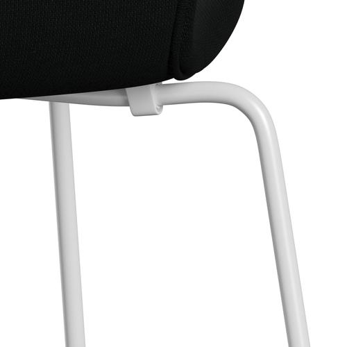 [product_category]-Fritz Hansen 3107 Chair Full Upholstery, White/Fame Black-Fritz Hansen-3107FU-F60999-DRWH-FRI-7