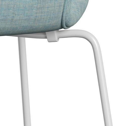 [product_category]-Fritz Hansen 3107 Chair Full Upholstery, White/Remix Light Blue-Fritz Hansen-3107FU-REM823-DRWH-FRI-7