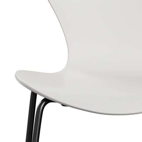 [product_category]-Fritz Hansen 3107 Chair Unupholstered, Black/Lacquered White-Fritz Hansen-3107-LA100-DRBL-FRI-6