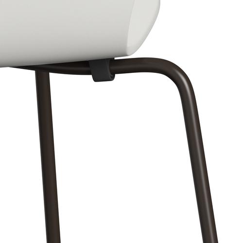 [product_category]-Fritz Hansen 3107 Chair Unupholstered, Brown Bronze/Lacquered White-Fritz Hansen-3107-LA100-DBPC-FRI-7