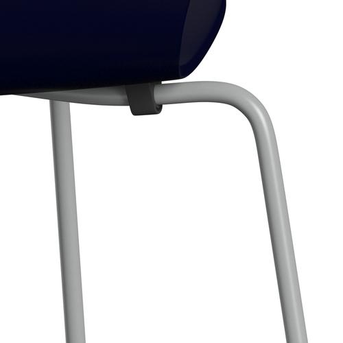 [product_category]-Fritz Hansen 3107 Chair Unupholstered, Nine Grey/Lacquered Midnight Blue-Fritz Hansen-3107-LA890-DRNIGR-FRI-7