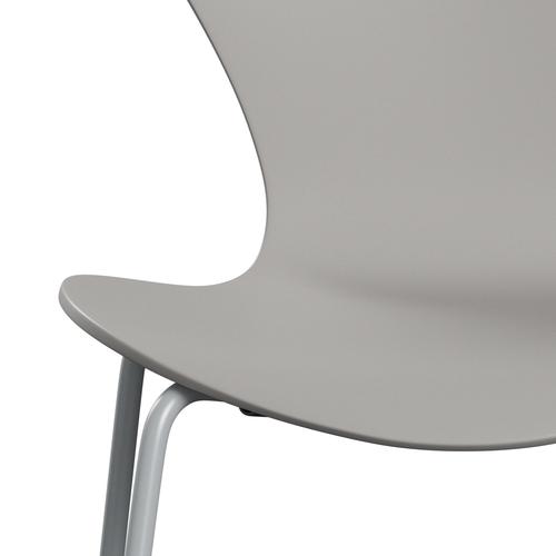 [product_category]-Fritz Hansen 3107 Chair Unupholstered, Silver Grey/Lacquered Nine Grey-Fritz Hansen-3107-LA150-SIGREY-FRI-6