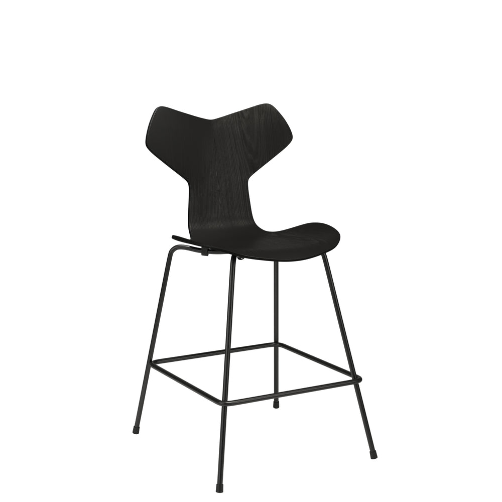 [product_category]-Fritz Hansen 3138 Grand Prix Counterstool, Ash Black-Fritz Hansen-3138-Ash-Black-Fri-1