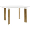 Fritz Hansen Analog Table 130 Cm, White Laminate / Oak Wood