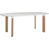 Fritz Hansen Analog Table 185 Cm, White Laminate / Oak Wood