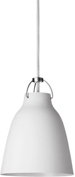 [product_category]-Fritz Hansen Caravaggio Pendulum ø16,5 Cm, Matt White-Fritz Hansen-5702370311131-14031113-FRI-1