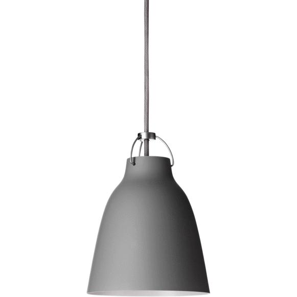 [product_category]-Fritz Hansen Caravaggio Pendulum ø25,8 Cm, Matt Dark Grey-Fritz Hansen-5702370352127-14035212-FRI-1