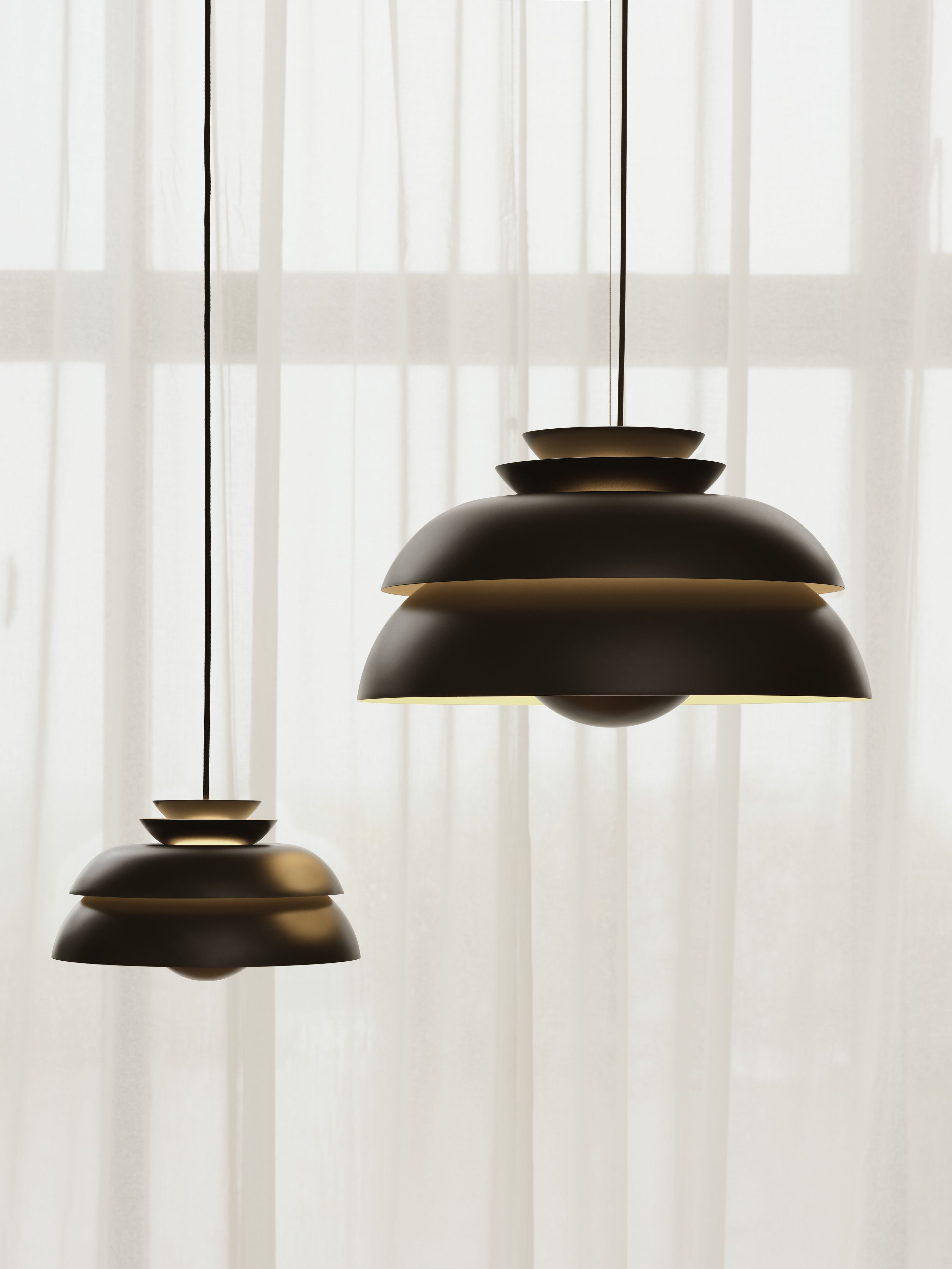 [product_category]-Fritz Hansen Concert Suspension Lamp Black Matt, ø32 Cm-Fritz Hansen-5702370000998-14721808-FRI-3