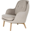  Fri Lounge Chair Wood Sunniva Grey