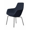 Fritz Hansen Little Giraffe Armchair Black Base Fabric Christianshavn, Dark Blue