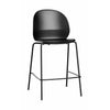 Fritz Hansen N02 Recycle Low Bar Stool, Black/Black