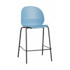 Fritz Hansen N02 Recycle Low Bar Stool, Light Blue/Black