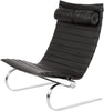  Pk20 Lounge Chair Black Leather