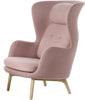  Ro Lounge Chair Wood Steelcut Pink/ Canvas Pink