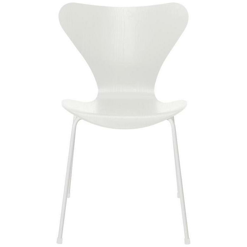 [product_category]-Fritz Hansen Series 7 Chair Dyed Ash White Bowl, White Base-Fritz Hansen-3107-FARVET-HVID-HVID-FRI-1