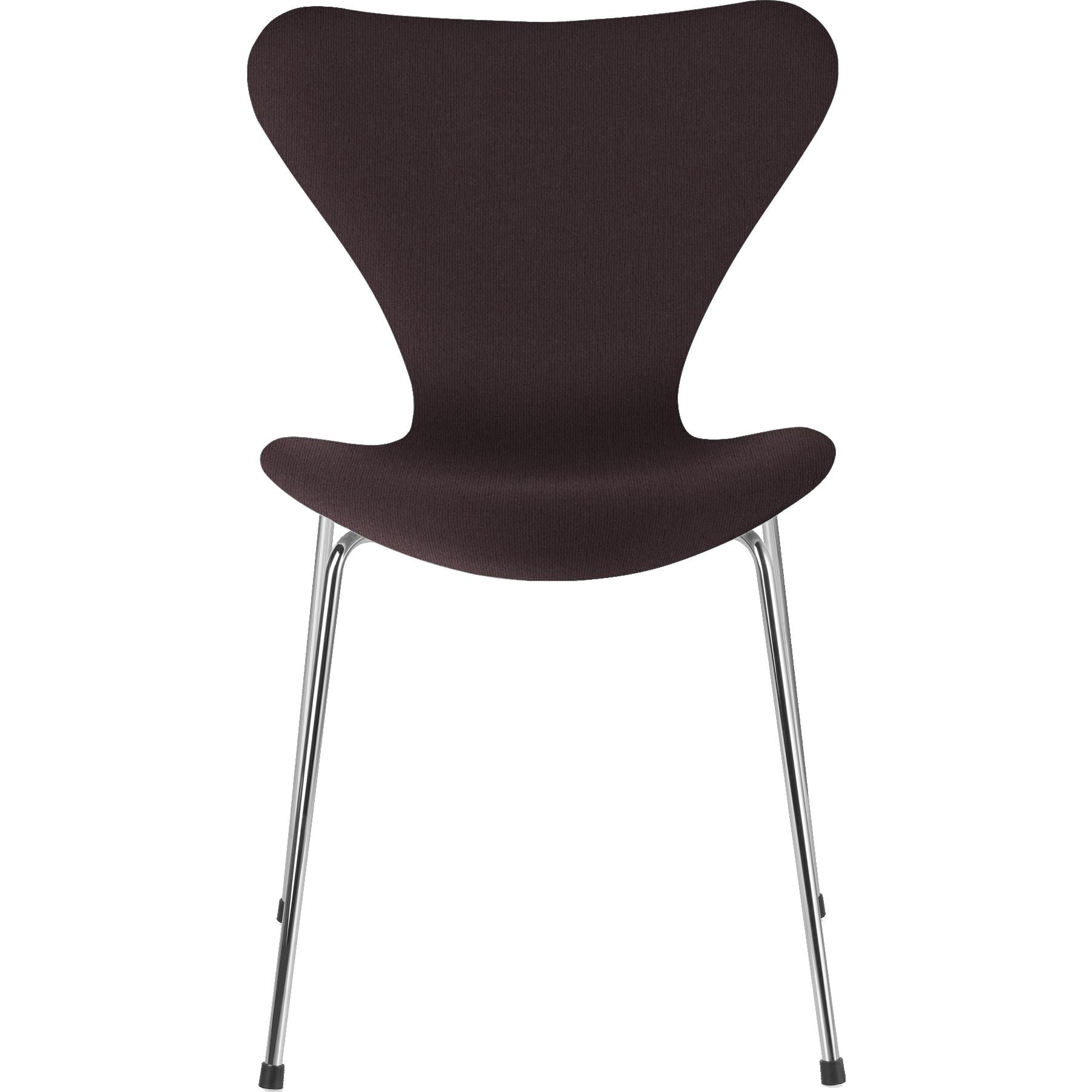 [product_category]-Fritz Hansen Series 7 Chair Full Upholstery Fabric Christianshavn, Dark Red Uni-Fritz Hansen-3107-FulUph-Chris-1142-FRI-1