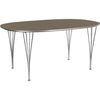 Fritz Hansen Super Ellipse Table 100 X170 Cm, Brown Ottawa Laminate