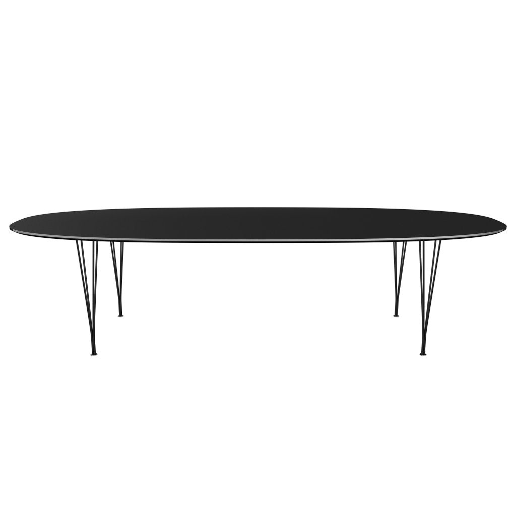 [product_category]-Fritz Hansen Superellipse Dining Table Black/Black Fenix Laminates, 300x130 Cm-Fritz Hansen-B617-FXBLL-SPAL-DRBL-FRI-1