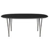 Fritz Hansen Superellipse™ Dining Table Brown Bronze/Black Fenix Laminates, 180x120 Cm