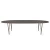 Fritz Hansen Superellipse Dining Table Brown Bronze/Grey Fenix Laminates, 300x130 Cm