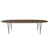 Fritz Hansen Superellipse Dining Table Brown Bronze/Walnut Veneer, 300x130 Cm