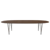 Fritz Hansen Superellipse™ Dining Table Brown Bronze/Walnut Veneer With Walnut Table Edge, 300x130 Cm