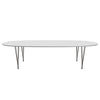 Fritz Hansen Superellipse™ Dining Table Brown Bronze/White Fenix Laminates, 300x130 Cm