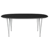 Fritz Hansen Superellipse™ Dining Table Nine Grey/Black Fenix Laminate, 180x120 Cm