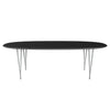 Fritz Hansen Superellipse™ Dining Table Nine Grey/Black Fenix Laminate, 240x120 Cm
