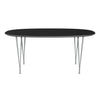 Fritz Hansen Superellipse™ Dining Table Nine Grey/Black Fenix Laminates, 170x100 Cm