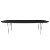 Fritz Hansen Superellipse™ Dining Table Nine Grey/Black Fenix Laminates, 300x130 Cm