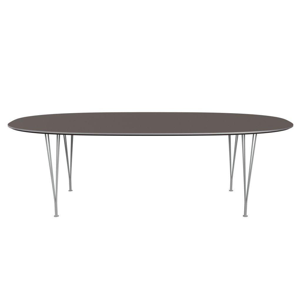 [product_category]-Fritz Hansen Superellipse Dining Table Nine Grey/Grey Fenix Laminates, 240x120 Cm-Fritz Hansen-B614-FXGRL-SPAL-DRNIGR-FRI-1