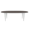 Fritz Hansen Superellipse™ Dining Table Nine Grey/Grey Fenix Laminates, 240x120 Cm