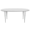 Fritz Hansen Superellipse™ Dining Table Nine Grey/White Fenix Laminates, 180x120 Cm