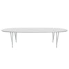 Fritz Hansen Superellipse™ Dining Table Nine Grey/White Fenix Laminates, 300x130 Cm