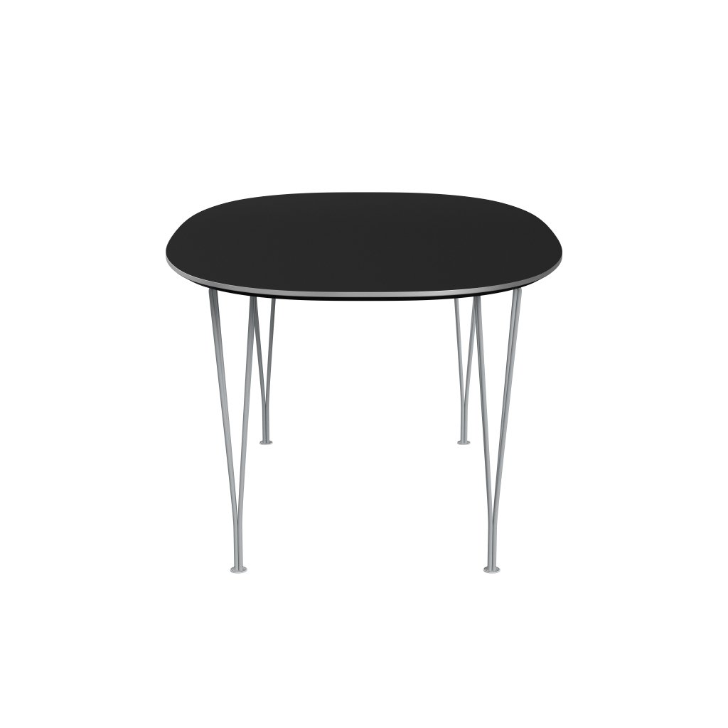 [product_category]-Fritz Hansen Superellipse Dining Table Silvergrey/Black Fenix Laminates, 170x100 Cm-Fritz Hansen-B616-FXBLL-SPAL-SIGREY-FRI-3