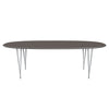 Fritz Hansen Superellipse™ Dining Table Silvergrey/Grey Fenix Laminates, 240x120 Cm