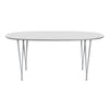 Fritz Hansen Superellipse™ Dining Table Silvergrey/White Fenix Laminates, 170x100 Cm