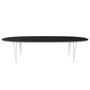 Fritz Hansen Superellipse™ Dining Table White/Black Fenix Laminates, 300x130 Cm