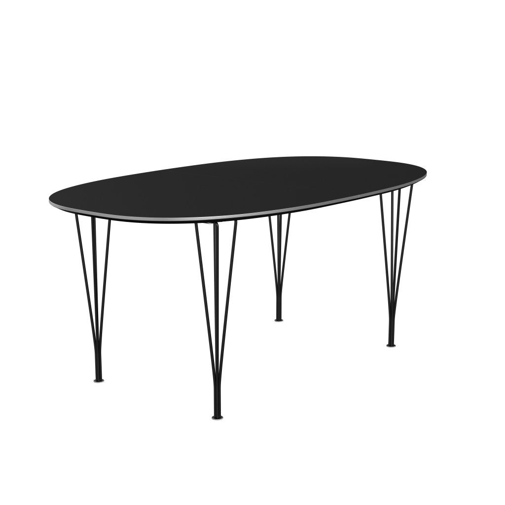 [product_category]-Fritz Hansen Superellipse Extendable Table Black/Black Fenix Laminates, 270x100 Cm-Fritz Hansen-B620-FXBLL-SPAL-DRBL-FRI-2