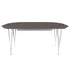 Fritz Hansen Superellipse™ Extendable Table White/Grey Fenix Laminates, 300x120 Cm