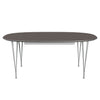 Fritz Hansen Superellipse Extending Table Nine Grey/Grey Fenix Laminates, 300x120 Cm