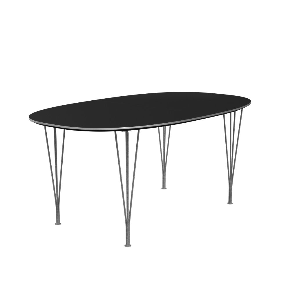 [product_category]-Fritz Hansen Superellipse Extending Table Silvergrey/Black Fenix Laminates, 270x100 Cm-Fritz Hansen-B620-FXBLL-SPAL-SIGREY-FRI-2