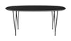Fritz Hansen Superellipse™ Extending Table Warm Graphite/Black Fenix Laminate, 270x100 Cm
